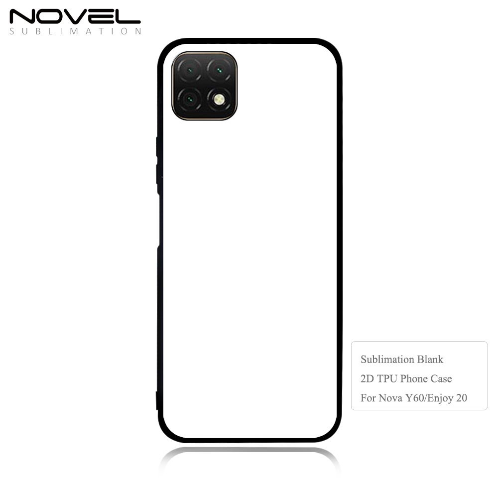 For Huawei Nova Y70/ Y70 Plus/ Y60/ Enjoy 20 Sublimation Blank 2D TPU Phone Case Cover