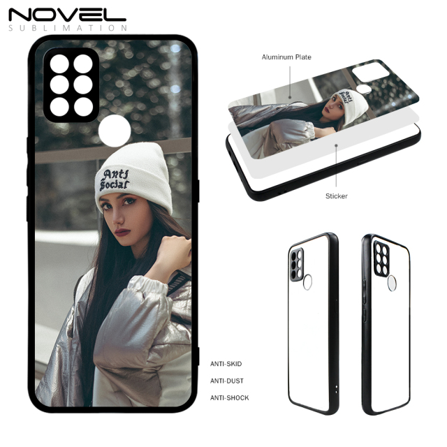 Smooth Sides!!! For Tecno Pova 2D TPU Phone Case With Aluminum Insert For Sublimation Printing