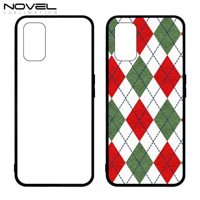 Smooth Sides!!! For OPPO Realme V55G/ Realme75G V11 V15 V13 Sublimation Customized 2D TPU Phone Case With Metal Insert