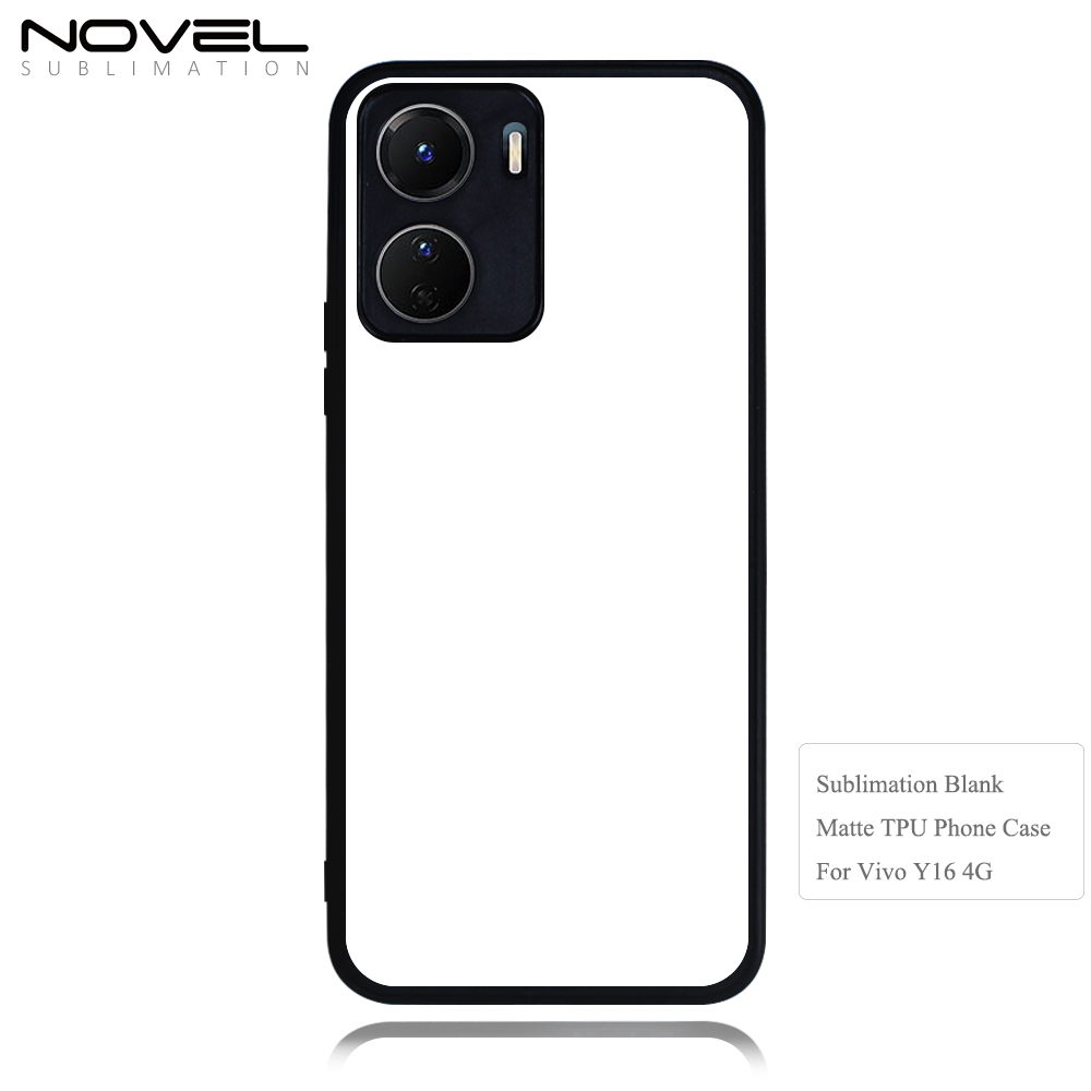 Smooth Sides!!! Sublimation Blank 2D TPU Phone Case With Metal Insert For Vivo Y Series Y75 5G Y20 Y21 /Y21S/ Y16/Y32/Y33T/Y33S/Y35/Y50/Y30/Y70S/Y51S/IQOO U1/ Y77
