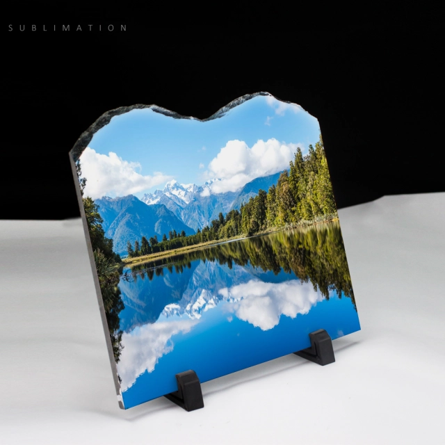 Sublimation Natural Rocks Photo Slate Panel DIY Frame