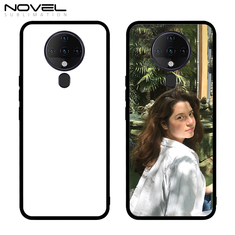 Smooth Sides!!! For Tecno Spark 10 9 8 7 6 5 Sublimation 2D TPU Silicone Phone Case Cover With Aluminum Insert
