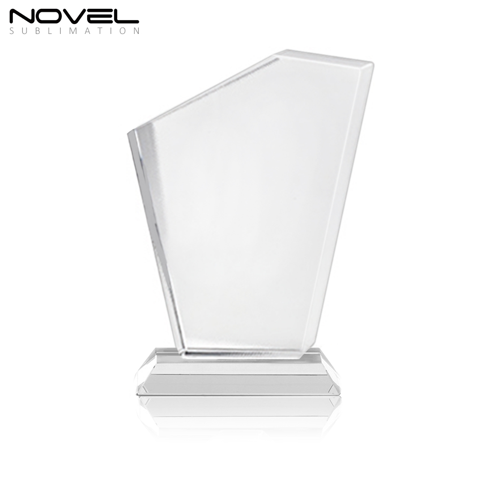 Sublimation Coating Blank Crystal Fan-Shaped Wedding Gift Crystal Photo Frame Various Shapes Available