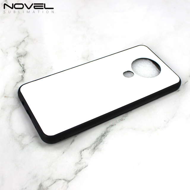 Smooth Sides!!! For Tecno Spark 6 Sublimation 2D TPU Silicone Phone Case Cover With Aluminum Insert