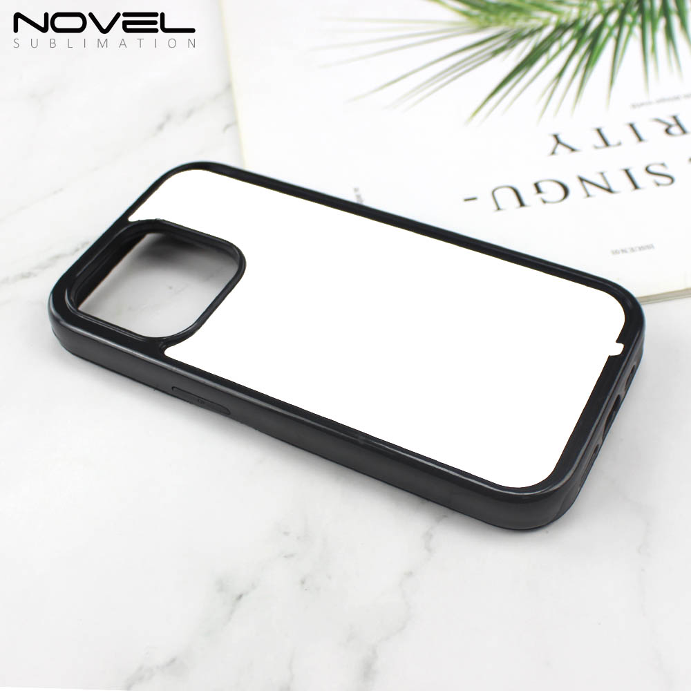 For iPhone 16 /15/14 Series Strong Protection Sublimation 2D 2IN1 Case Heavy Duty Phone Case