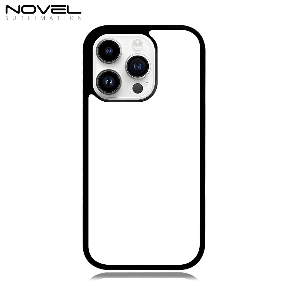 For iPhone 16 /15/14 Series Strong Protection Sublimation 2D 2IN1 Case Heavy Duty Phone Case