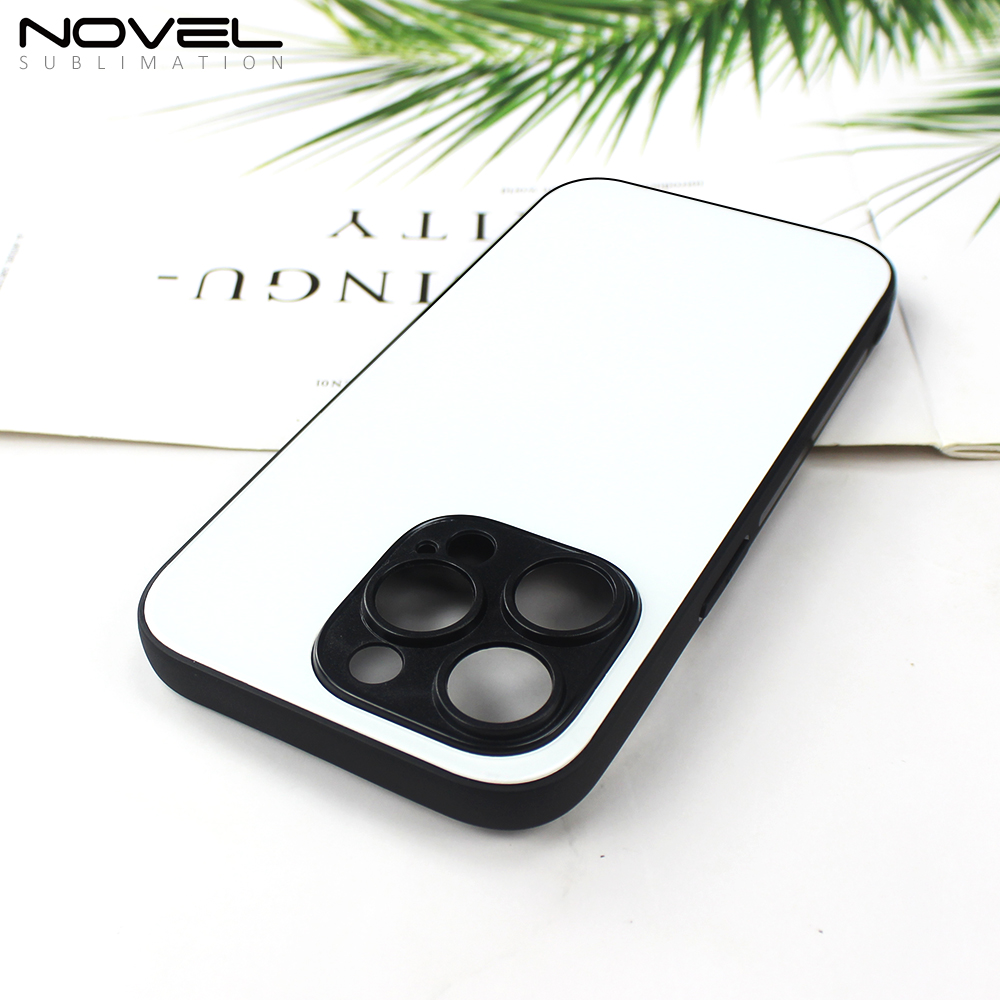 Fine Hole Sublimation TPU Tempered Glass Case Cover For iPhone 14 Pro/14 Pro Max/14 Plus