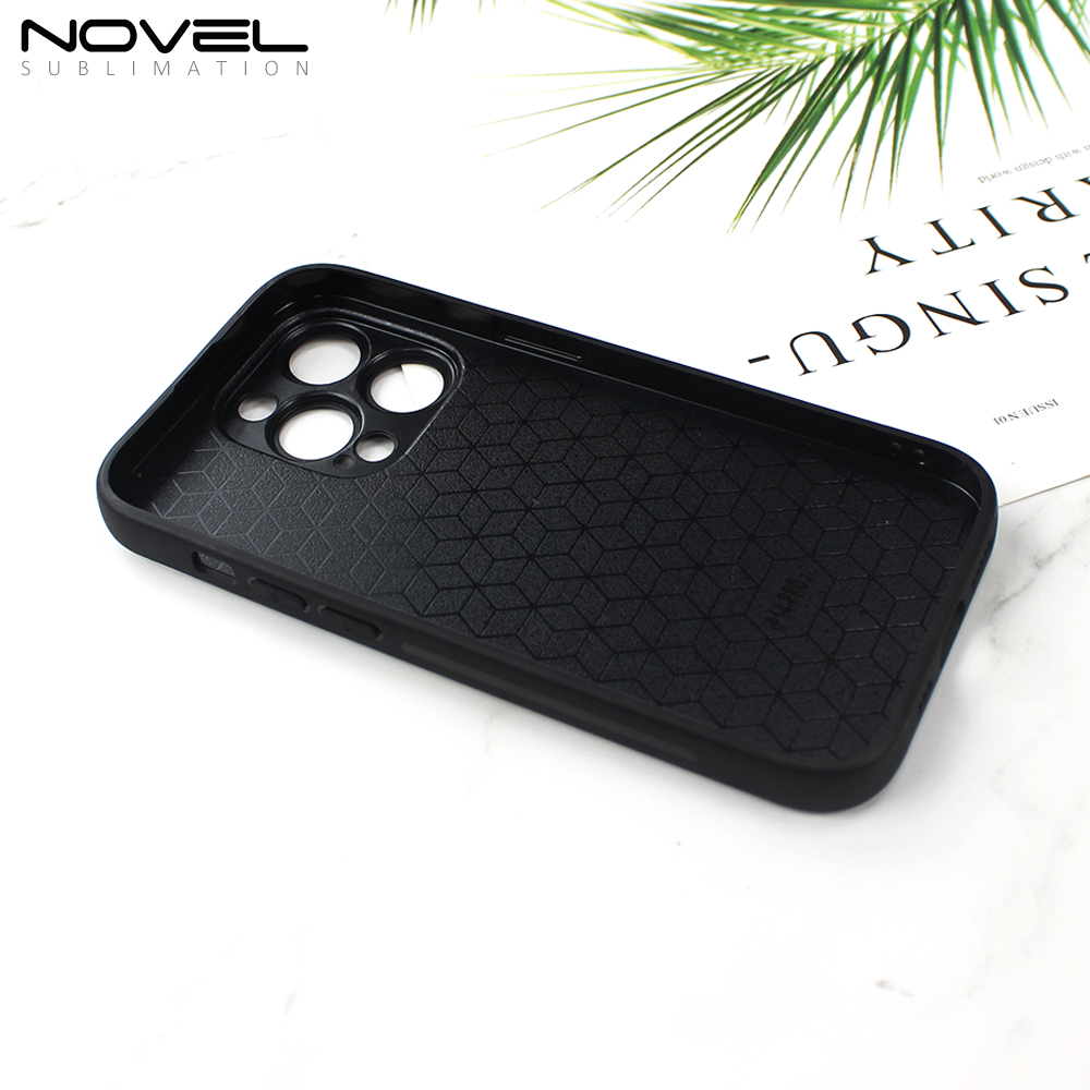 Fine Hole Sublimation TPU Tempered Glass Case Cover For iPhone 14 Pro/14 Pro Max/14 Plus