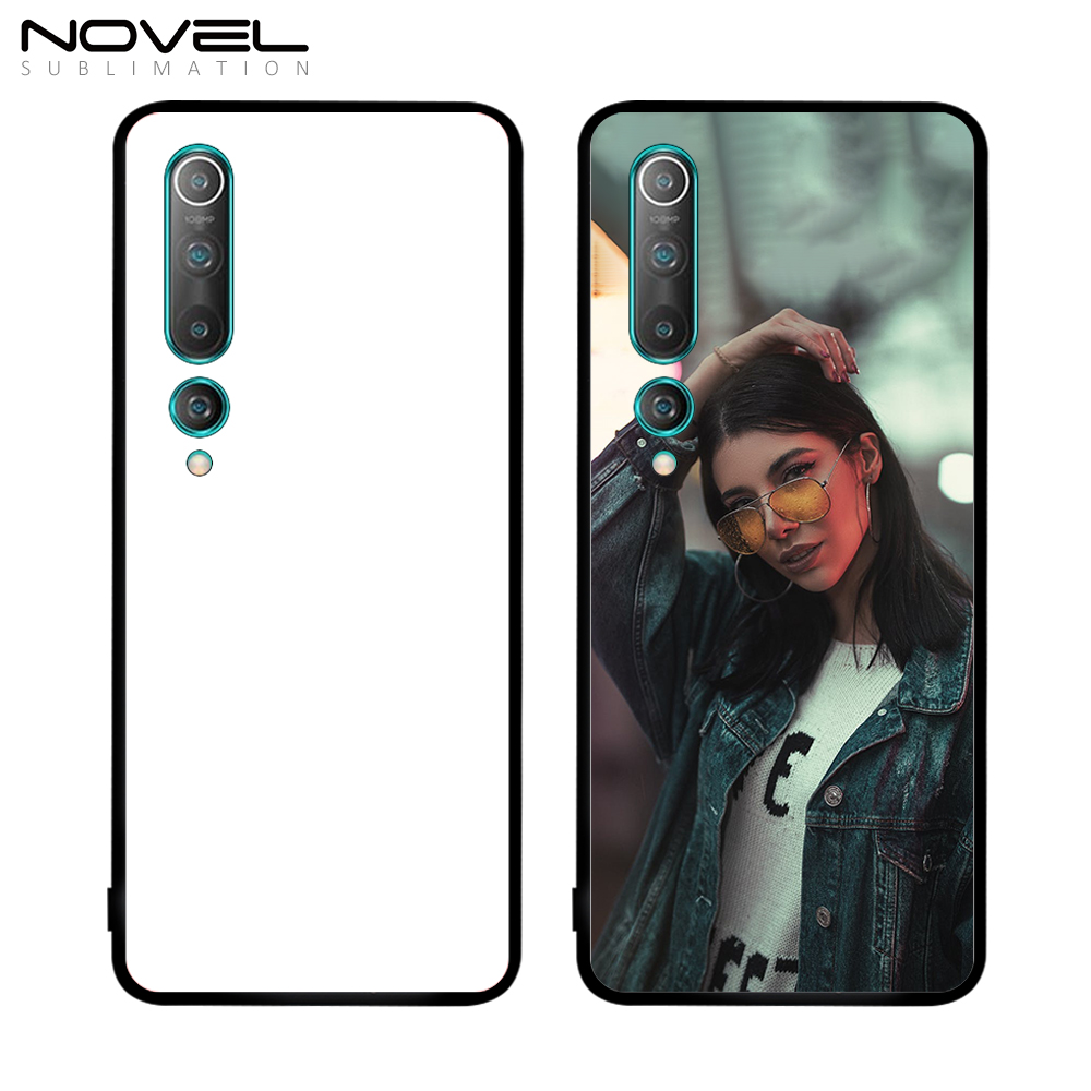 Sublimation Phone Case for Xiaomi Mi 10 5G/ Xiaomi Mi Note 10 Lite / MI 9 Pro 2D TPU Silicone Phone Case Cover With Aluminum Insert Xiaomi Series