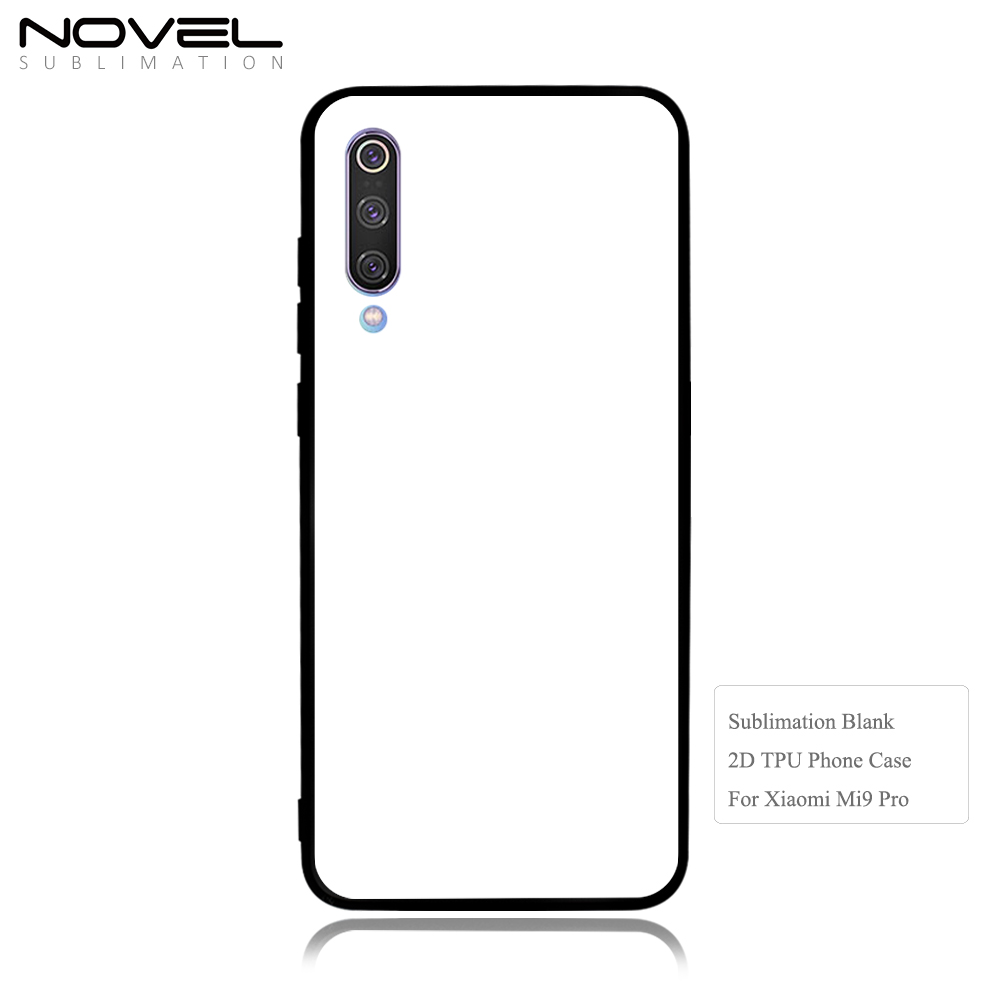 Sublimation Phone Case for Xiaomi Mi 10 5G/ Xiaomi Mi Note 10 Lite / MI 9 Pro 2D TPU Silicone Phone Case Cover With Aluminum Insert Xiaomi Series