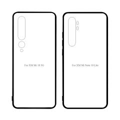 Smooth Sides!!! For Xiaomi Mi A2/ Mi 6X 2D TPU Silicone Phone Case Cover With Aluminum Insert For Sublimation Printing