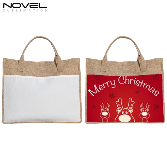 Sublimation Blank Cotton Linen Shopping Bag Tote Bag