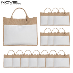 Sublimation Blank Cotton Linen Shopping Bag Tote Bag