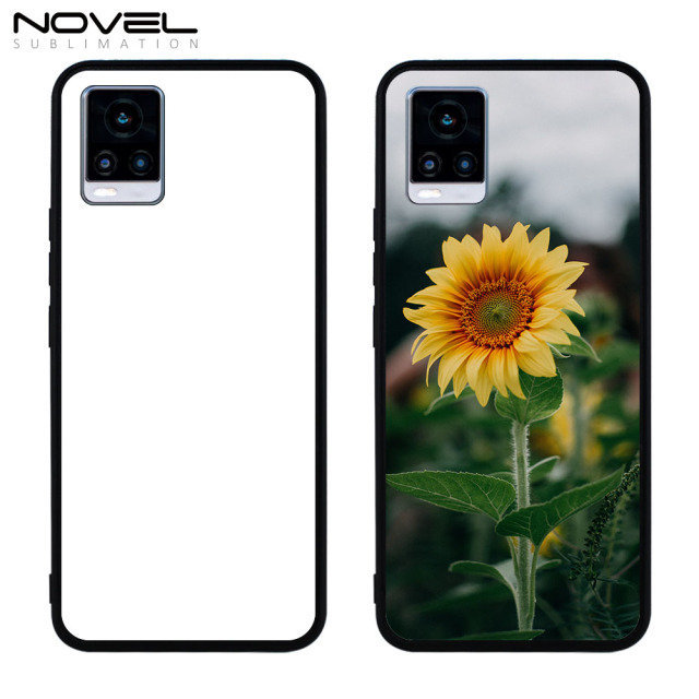 Smooth Sides!!! For Vivo V20 V20SE V21 V19 V17 V15 2D TPU Phone Case Cover With Aluminum Sheet For Sublimation Printing