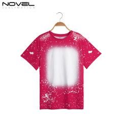 100% Polyester Sublimation#9Tie-dyed T-Shirt for Child Women Men Child Short Sleeves T-shirt For Customized Logo Printing
