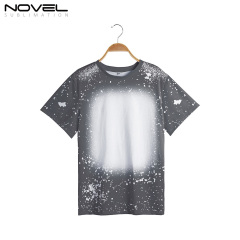 100% Polyester Sublimation#9Tie-dyed T-Shirt for Child Women Men Child Short Sleeves T-shirt For Customized Logo Printing