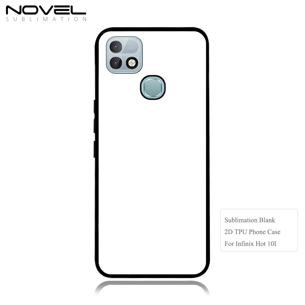 Smooth Sides!!！For Infinix Hot Series Hot 7/ Hot 8/ Hot 9/ Hot 10/ Hot 11 Play Sublimation Soft Rubber Sides 2D TPU Phone Case 