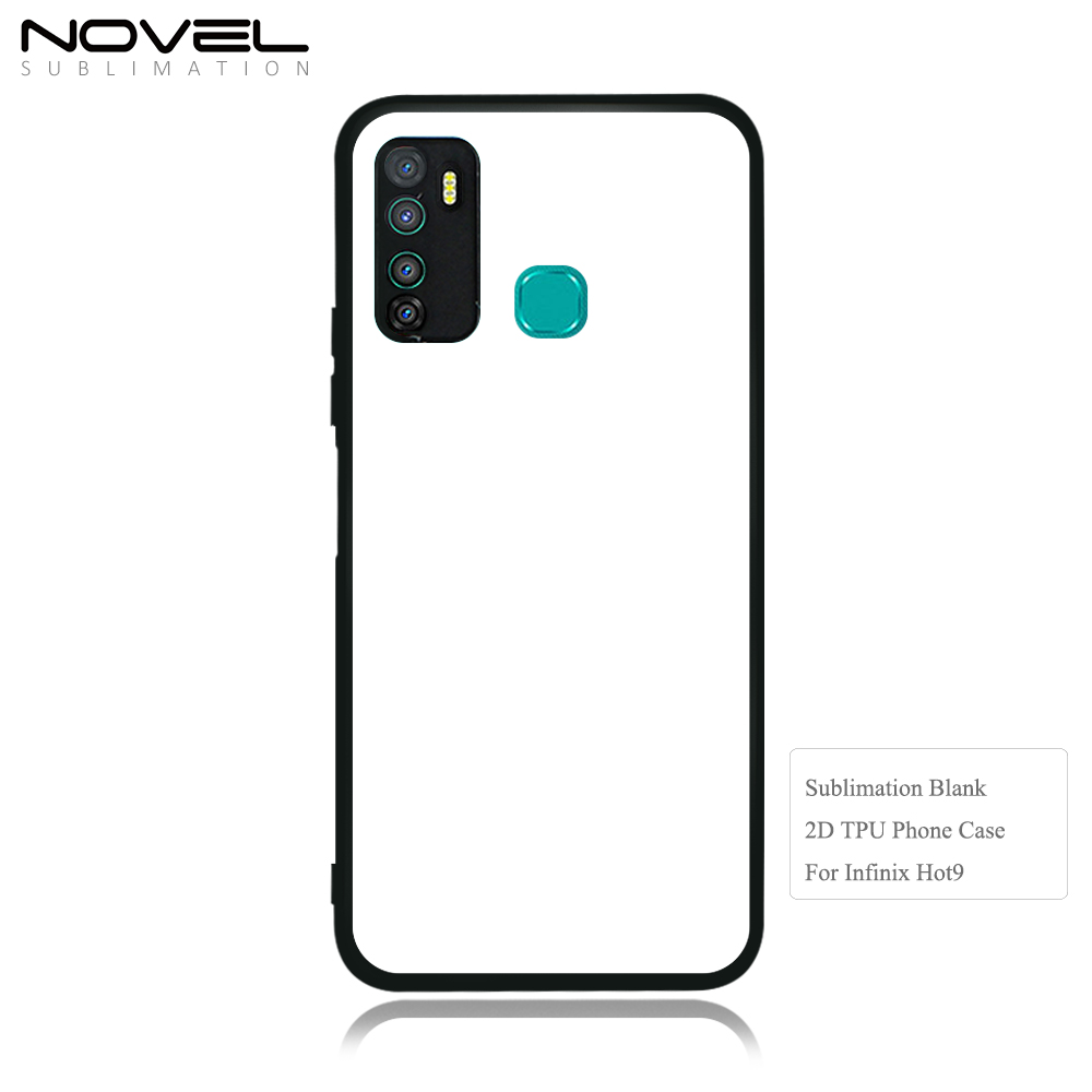 Smooth Sides!!！For Infinix Hot Series Hot 7/ Hot 8/ Hot 9/ Hot 10/ Hot 11 Play Sublimation Soft Rubber Sides 2D TPU Phone Case 