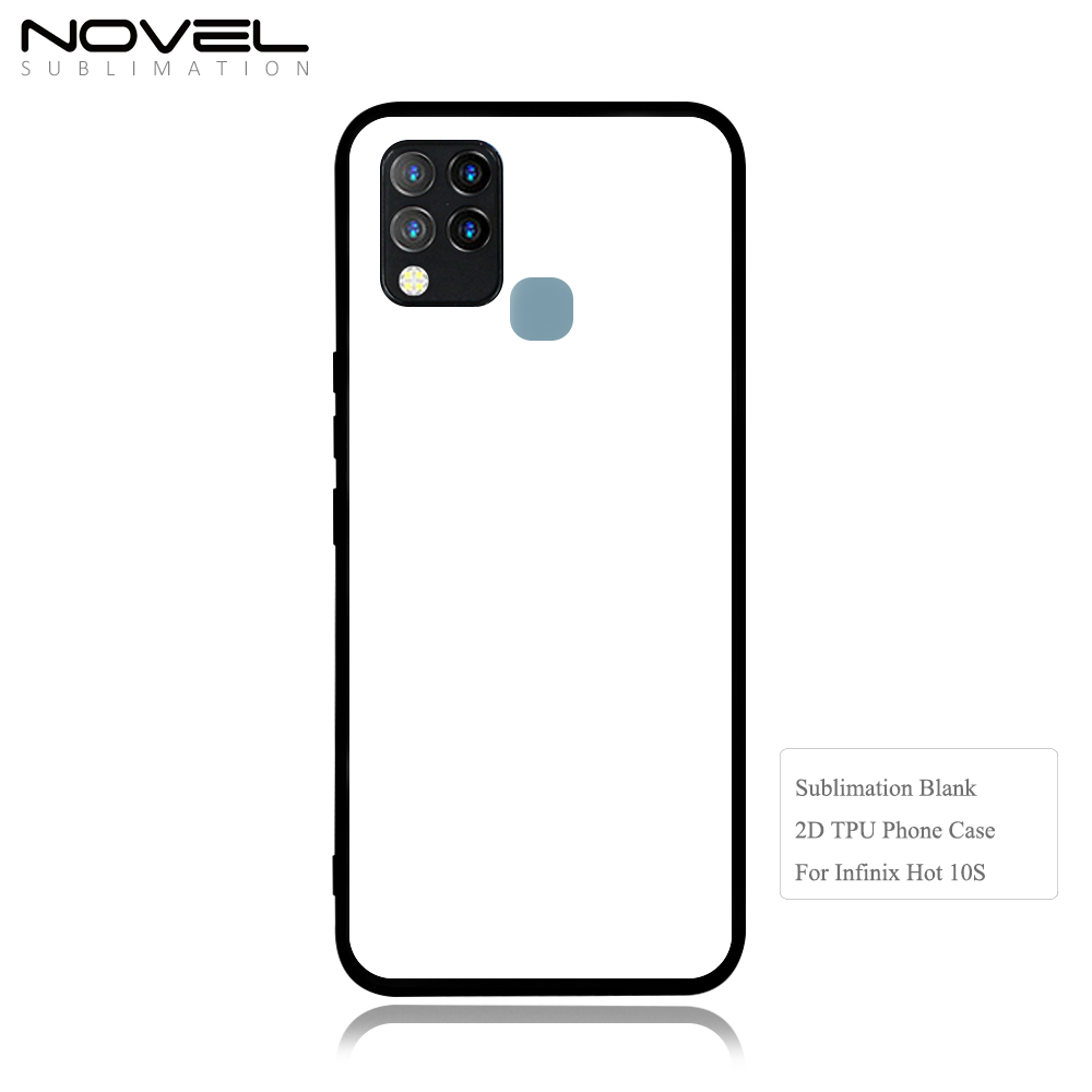 Smooth Sides!!！For Infinix Hot Series Hot 7/ Hot 8/ Hot 9/ Hot 10/ Hot 11 Play Sublimation Soft Rubber Sides 2D TPU Phone Case 