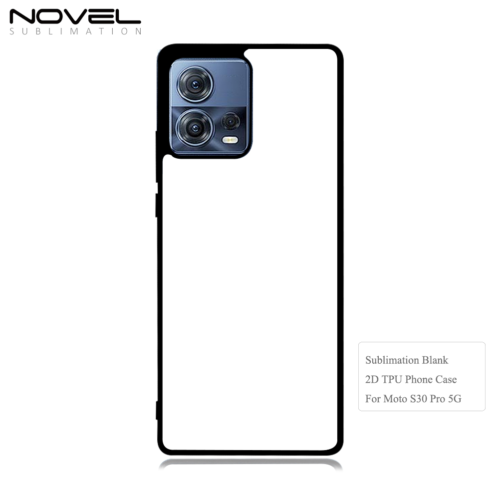 For Motorola Moto S30 Pro 5G / Edge 30 Fusion 5G Sublimation 2D TPU Phone Case With Aluminum Sheet
