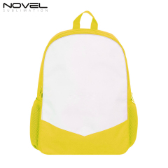 Sublimation Customized Backpack School Bag For Boys and Girls Blank Inverted Triangle Area For DIY Printing