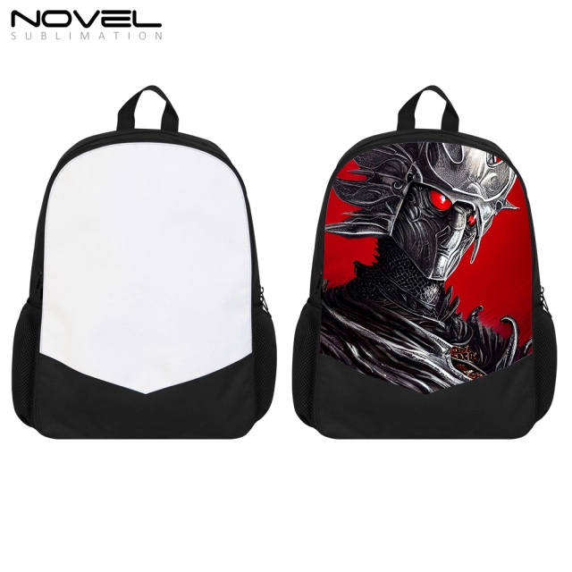 Sublimation Customized Backpack School Bag For Boys and Girls Blank Inverted Triangle Area For DIY Printing