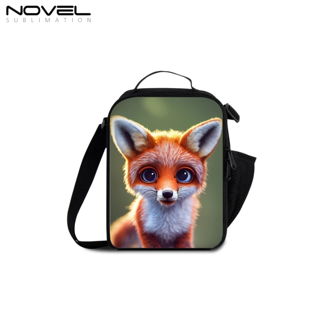 Sublimation Three-piece Student SchoolBag with Backpack Pencil Case Meal Bag