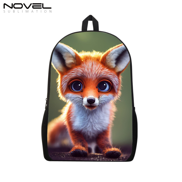 Sublimation Three-piece Student SchoolBag with Backpack Pencil Case Meal Bag