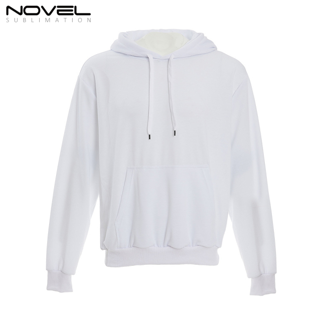 Blank Polyester Drawstring Hoodie For Sublimation Printing Customized Logo