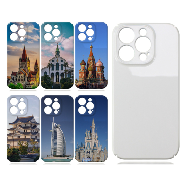 3D Film Sublimation Printing Plastic Phone Case For iPhone 14 13 12 11 XR XS Max 8 7 6