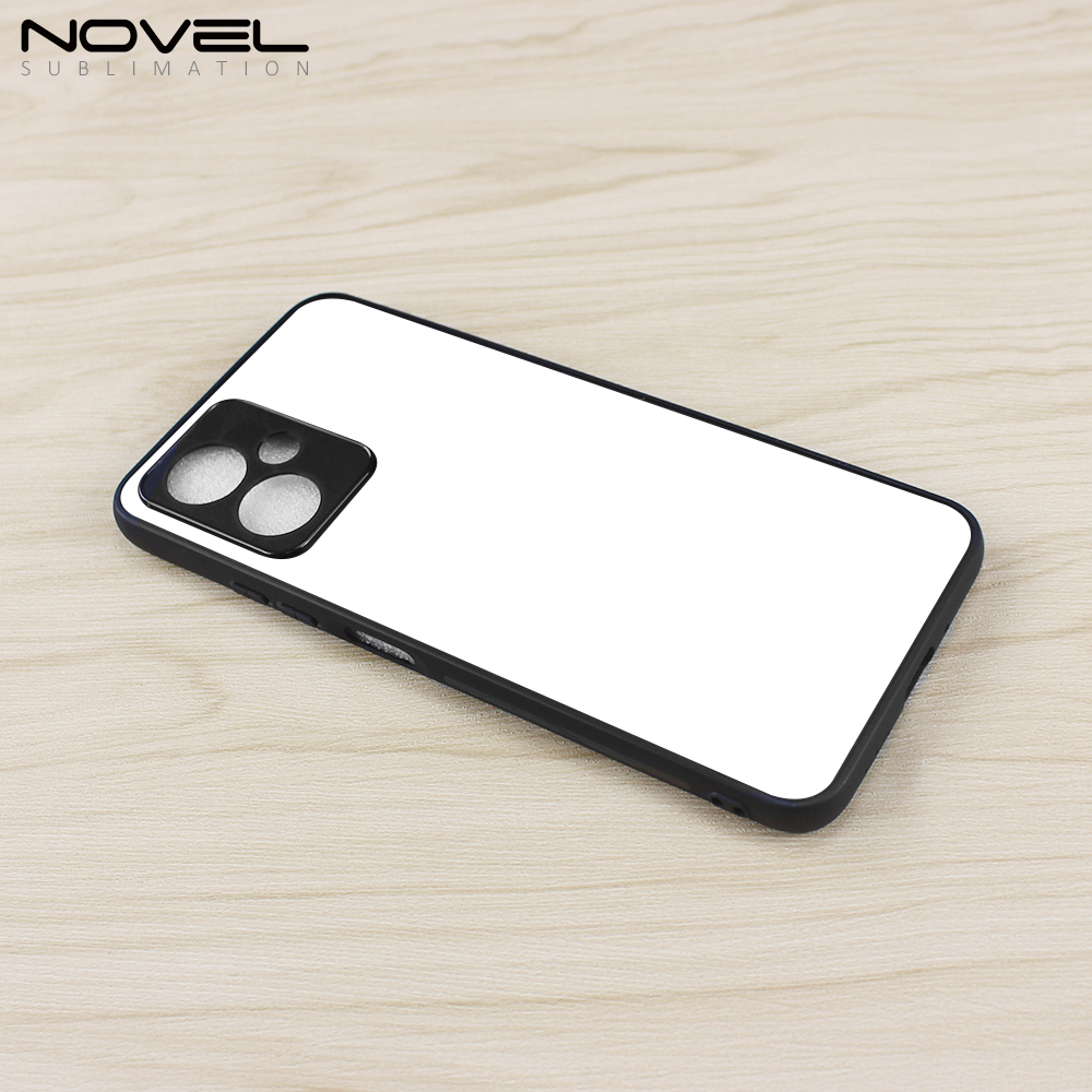 Smooth Sides!!! Sublimation Blank 2D TPU Phone Case Cover With Metal Insert For Redmi Note 12 5G,Note 12 Series