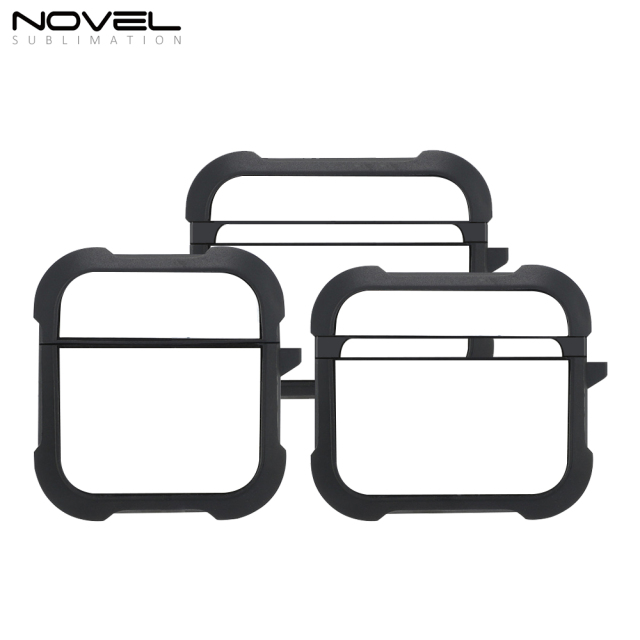 Sublimation Plastic Four Corner Anti-drop Earphone Case For Airpods Pro For  Airpods 1/2/3 DIY Earphone Holder