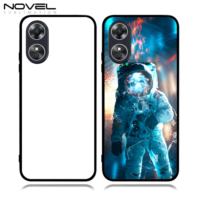 Smooth Sides!!! For Oppo A17/ A36/A9 4G/ A53/A32 /A53S/ A8 /A31/ A91/A92S / Reno 4Z/ A97 5G Sublimation 2D TPU Case Cover With Aluminum Insert DIY Silicone Cell Phone Shell