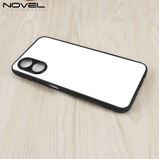 Smooth Sides!!! For Oppo A17/ A36/A9 4G/ A53/A32 /A53S/ A8 /A31/ A91/A92S / Reno 4Z/ A97 5G Sublimation 2D TPU Case Cover With Aluminum Insert DIY Silicone Cell Phone Shell