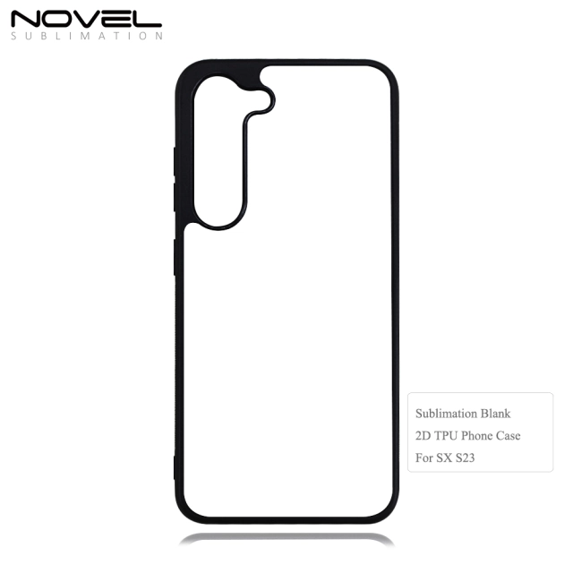 Sublimation Phone Case  2D TPU Case For Samsung S Series Galaxy S22 S21 S20 S10 S9 S8 S7 Rubber Phone Cover With Metal Insert