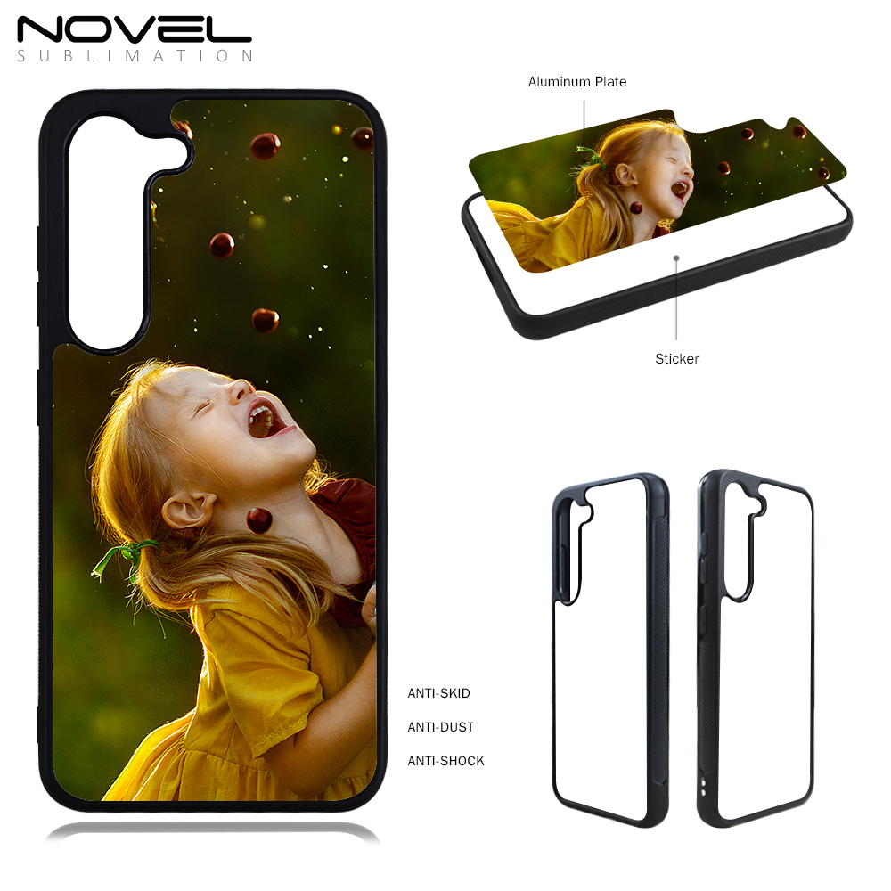 For Samsung S23、S23 FE 5G Sublimation  2D TPU Case Custom Logo Silicone Phone Shell