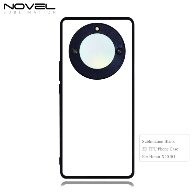 Blank Sublimation 2D TPU Case Cover With Aluminum Sheet for Huawei Honor X40 5G