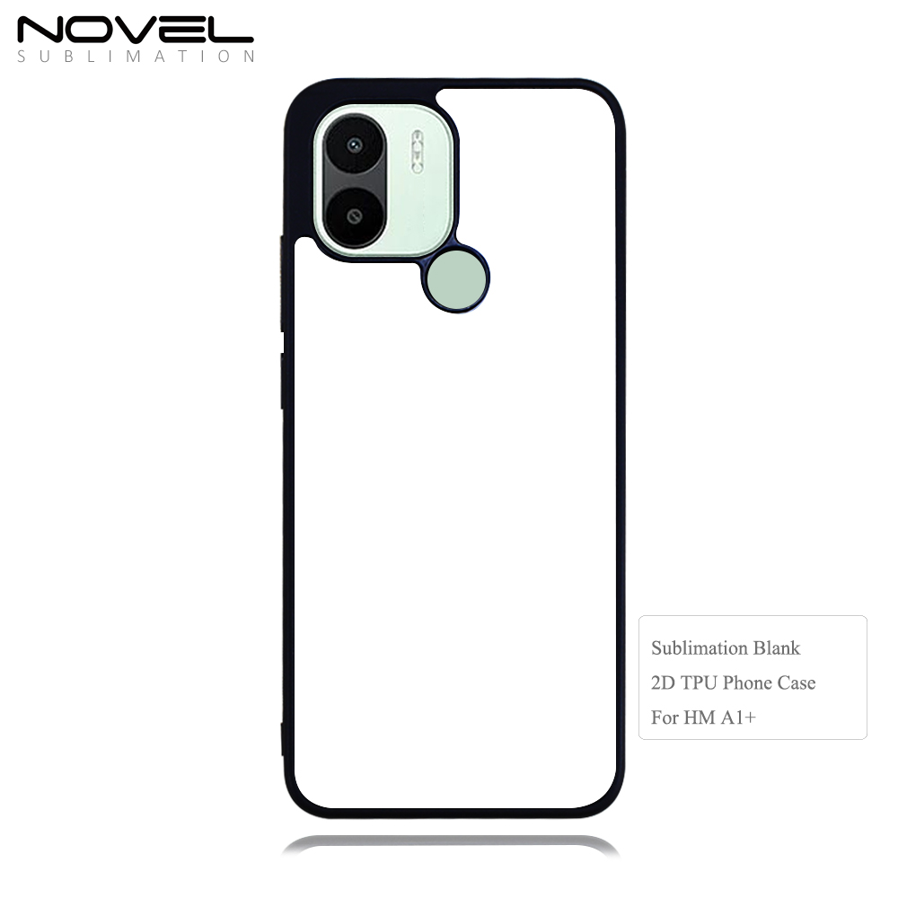 For Redmi A1 Plus Wholesale Price Sublimation 2D TPU Phone Case With Aluminum Sheet For Digital Heat Transfer Printing