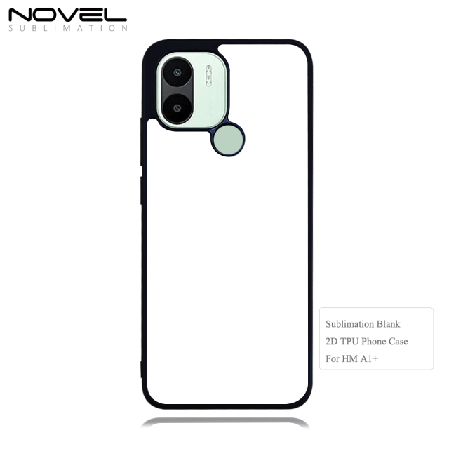 For Redmi A1 DIY Phone Case Sublimation 2D TPU Case With Aluminum Sheet For Heat Transfer Printing