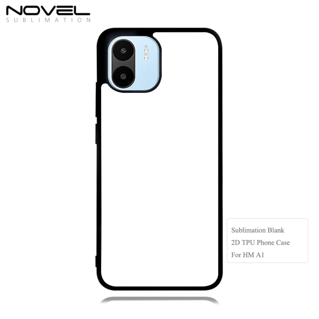 For Redmi A1 DIY Phone Case Sublimation 2D TPU Case With Aluminum Sheet For Heat Transfer Printing