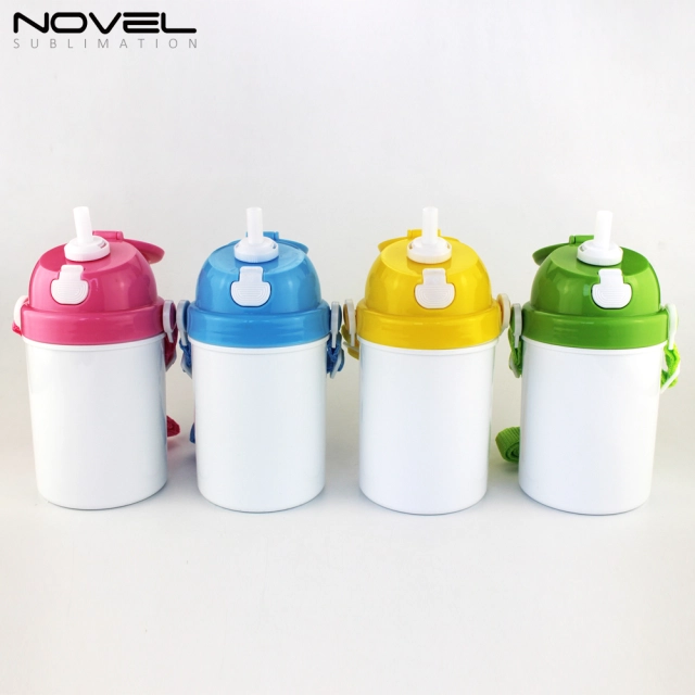 Fashionable sublimation custom design kid water bottle,400ml -style 2