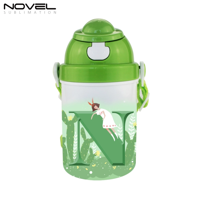 Fashionable sublimation custom design kid water bottle,400ml -style 2