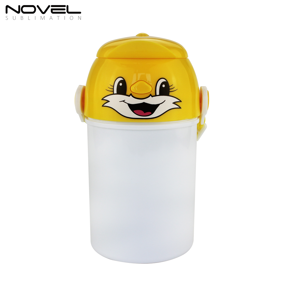 Special Price! Fashionable Sublimation Custom Design Kid Plastic Water Bottle,400ml -style 3