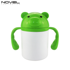 Fashionable sublimation custom design kid water bottle,250ml style