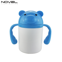Fashionable sublimation custom design kid water bottle,250ml style