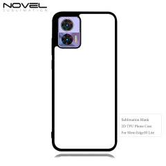 For Motorola Moto Edge 30 Lite Sublimation Soft Rubber 2D TPU+PC Phone Case Custom Logo Back Cover