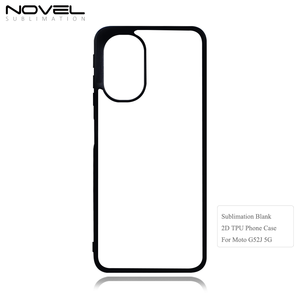 For Motorola Moto G72 5G Customized Sublimation 2D TPU Phone Cover With Metal Insert
