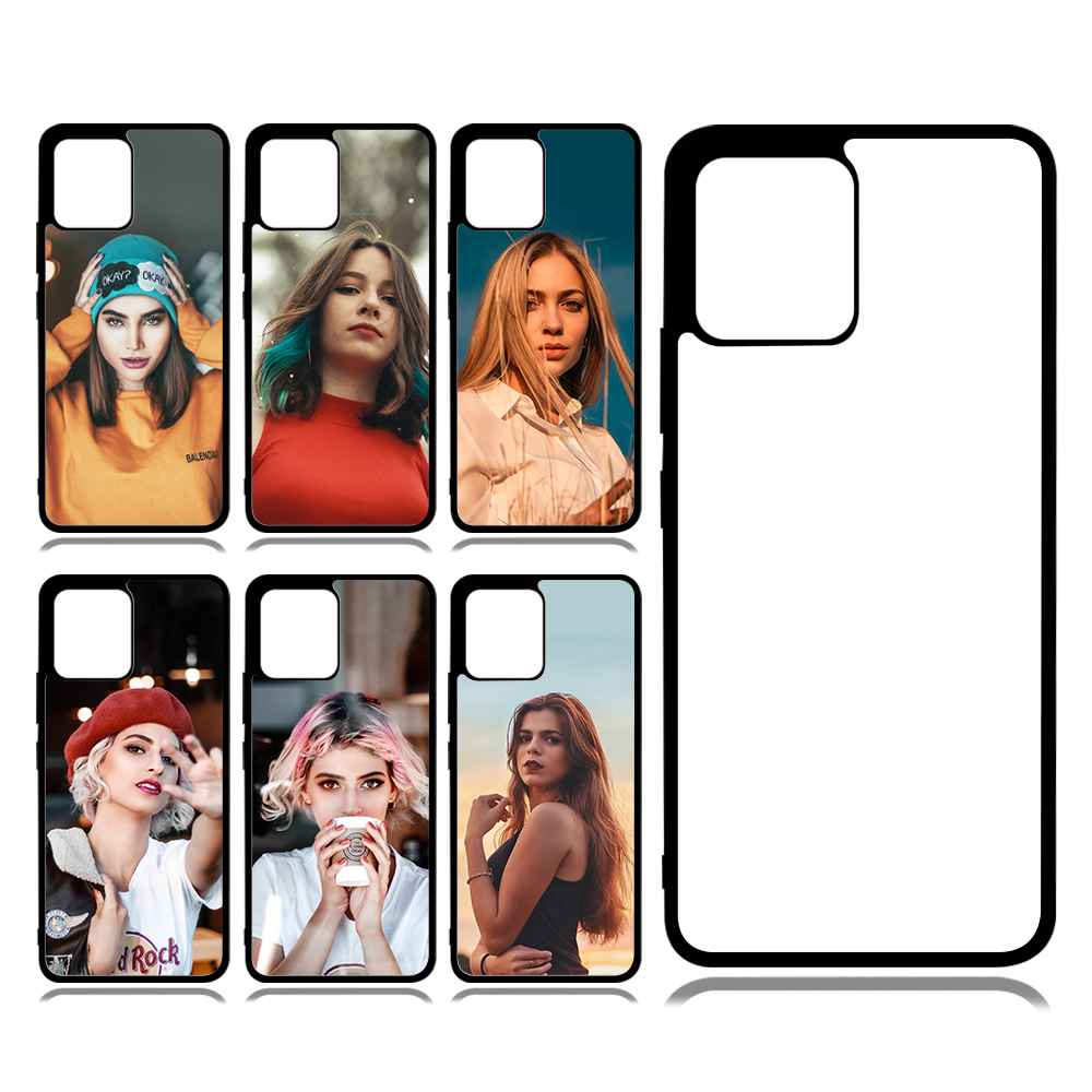 For Motorola Moto G72 5G Customized Sublimation 2D TPU Phone Cover With Metal Insert