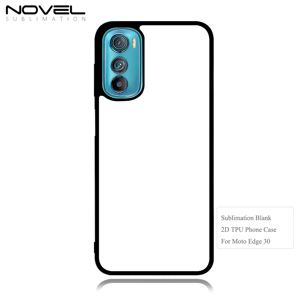 For Motorola Moto Edge 30 Lite Sublimation Soft Rubber 2D TPU+PC Phone Case Custom Logo Back Cover