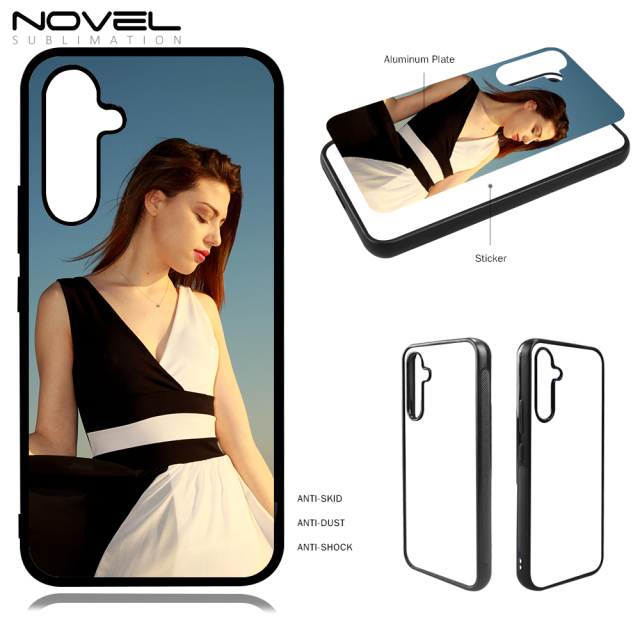 Blank Sublimation 2D TPU Phone Case Soft Rubber Cover for Samsung A54 5G With Aluminum Sheet